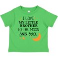 thumbnail image 3 of Inktastic I Love My Little Brother to the Moon and Back Boys or Girls Toddler T-Shirt, 3 of 5