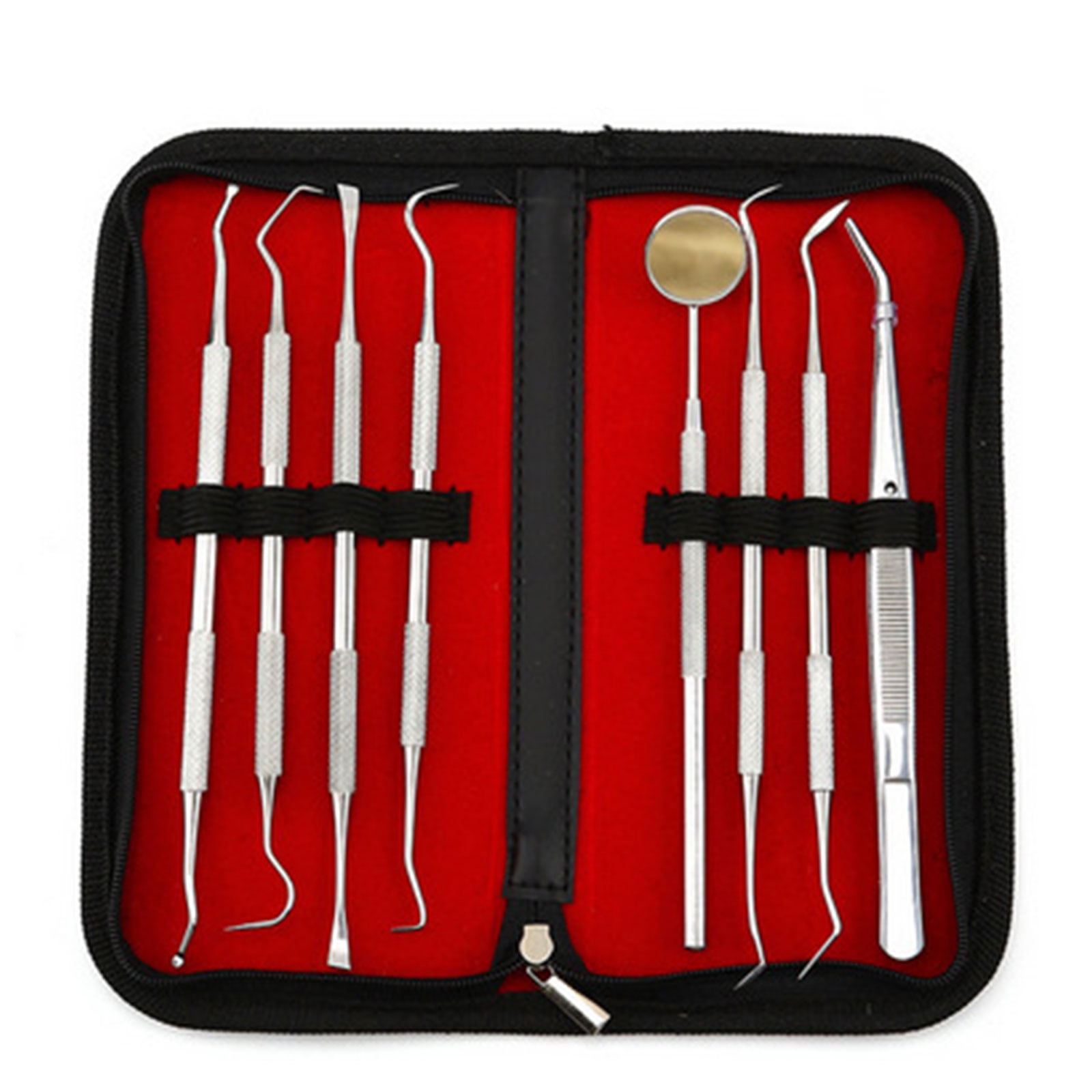 SOONHUA 8pcs Tooth Cleaning Kit, Dental Tools for Teeth, Professional