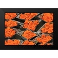 thumbnail image 2 of Rauscher, Michel 24x17 Black Modern Framed Museum Art Print Titled - Global Orange 1, 2 of 5