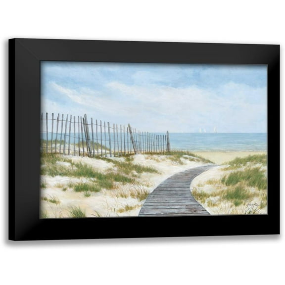 Fisk, Arnie 14x12 Black Modern Framed Museum Art Print Titled - Breezing Up