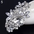 thumbnail image 2 of Soumake Waterdrop Flower Brooch Pin Rhinestone Crystal Brooches Bouquet Wedding Jewelry Fashion, 2 of 8