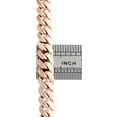 thumbnail image 5 of 10K Rose Gold Solid Miami Cuban Link Chain 8mm Box Clasp Necklace 30 Inches, 5 of 6