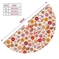 thumbnail image 3 of Sikiie Fall 70s Groovy Hippie 30-48 inches {designName} Print Christmas Tree Skirt Snowman Xmas Tree Skirt with Edge Christmas Decorations for Holiday Party48", 3 of 7