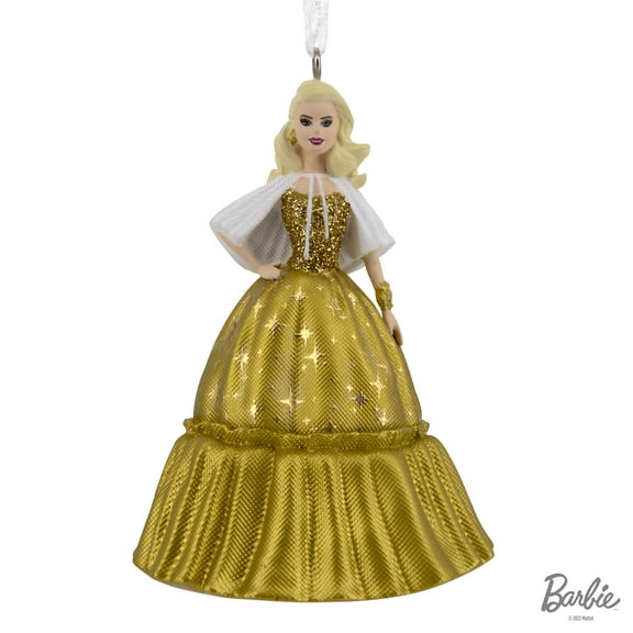 Hallmark Mattel Holiday Barbie 2023 Ornament, 0.15lbs