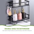 thumbnail image 2 of Kuyiluo Bathroom Over Toilet Shelf Household Storage Shelf Space Saving Above Toilet Rack, 2 of 6