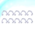 thumbnail image 4 of 10PCS Abrazaderas de alambre Clips de tubería Bicicleta de montaña en forma de hebilla Línea de bicicleta Fijación de tubería Abrazadera de línea Clips Línea de freno de bicicleta Hebilla (Plata), 4 of 5