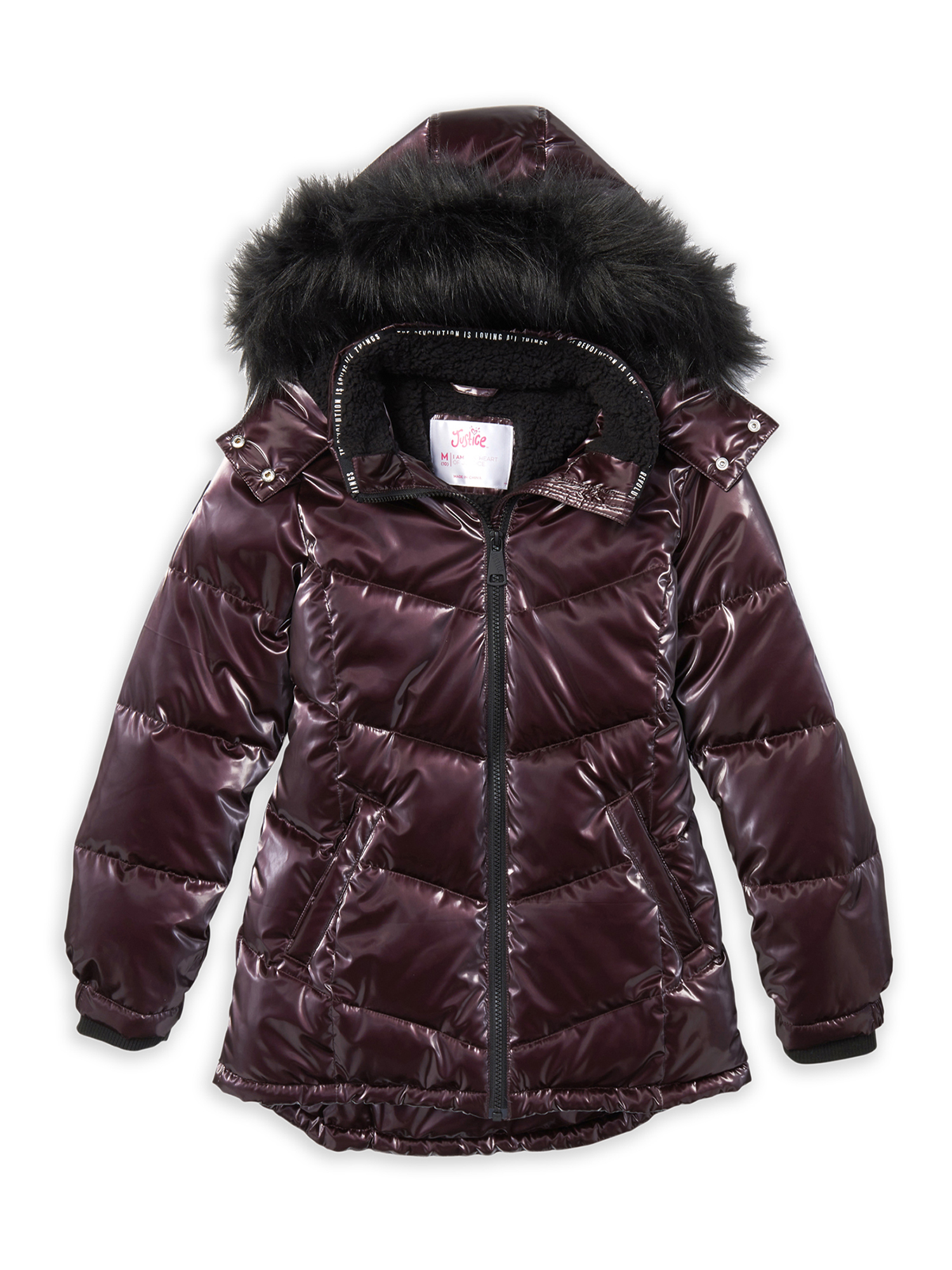 ZSHOW Girls Winter Coat Water Resistant Long Parka Warm Hooded Puffer Jacket