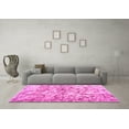thumbnail image 3 of Ahgly Company Indoor Rectangle Abstract Pink Contemporary Area Rugs, 2' x 4', 3 of 4