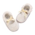 thumbnail image 5 of Yoyauz Baby Girl Mary Jane Shoes Anti Slip Rubber Sole Ballet Slippers Princess Dress Wedding Shoes Newborn Kids Shoes Toddler Shoes（0-12 Month）, 5 of 6