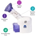 thumbnail image 4 of MABIS Facial Steamer and Steam Inhaler, FSA Eligible, with Aromatherapy Tray and Soft Mask for Congestion Relief, 25 mL, 4 of 12