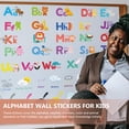 thumbnail image 3 of MasteelfCA 9 Sheets Wall Stickers Alphabet Number Color Weather Learning Educational Wall Decals, 3 of 9