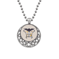 thumbnail image 1 of Collier Pendentif Motif Dessin Animé Halloween Rétro Lune Étoiles Bijoux, 1 of 3