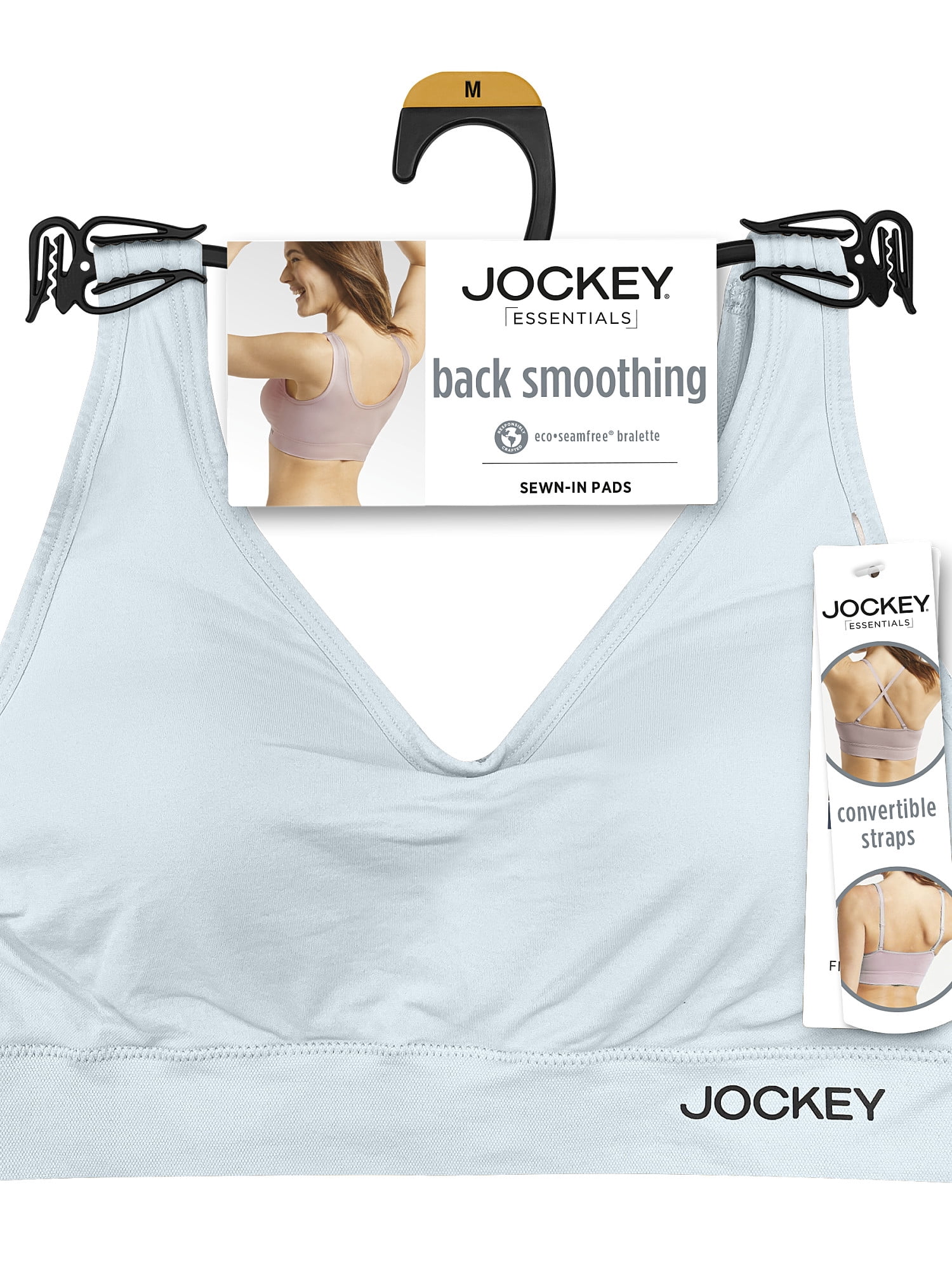 Jockey® Essentials Women's Seamfree® Eco Back Smoothing Bralette Sizes Small-3XL