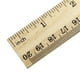 thumbnail image 4 of Regla de madera de 20 cm 8 pulgadas Uxcell 2 escalas, 6 unidades, 4 of 5