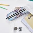 thumbnail image 6 of Yiaed Majestic Fantasy Castle Print Leather Pencil Case - Leather Pen Pencil Holder - Elegant & Practical Pencil Pouch for Work & Office, 6 of 7