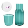 ITSELFER 1 Set Bedside Water Pitcher Pot Glass Water Cup Nightstand
