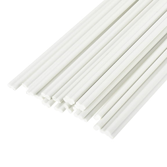 20Pcs 10 Inch Plastic Welding Rods Welding Strips Welder Rods for Plastic Welder,Car Bumper, Kayak Repair, White