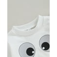 thumbnail image 5 of LMLYSoH Baby Sweatshirt, Long Sleeve Crew Neck Cartoon Turkey Print Hoodie Thanksgiving Clothes for Girls Boys, 5 of 9