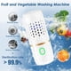 thumbnail image 4 of Máquina de Limpieza de Frutas y Verduras, Purificador de Alimentos Inalámbrico USB, Máquina de Limpieza de Frutas y Alimentos Inalámbrica para Cocina., 4 of 5