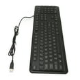 Large Print Keyboard Large Bold Letters 104 Keys Standard Full Size USB ...