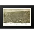 thumbnail image 2 of Fowler 14x10 Black Modern Framed Museum Art Print Titled - Titusville Pennsylvania - Fowler 1896, 2 of 5