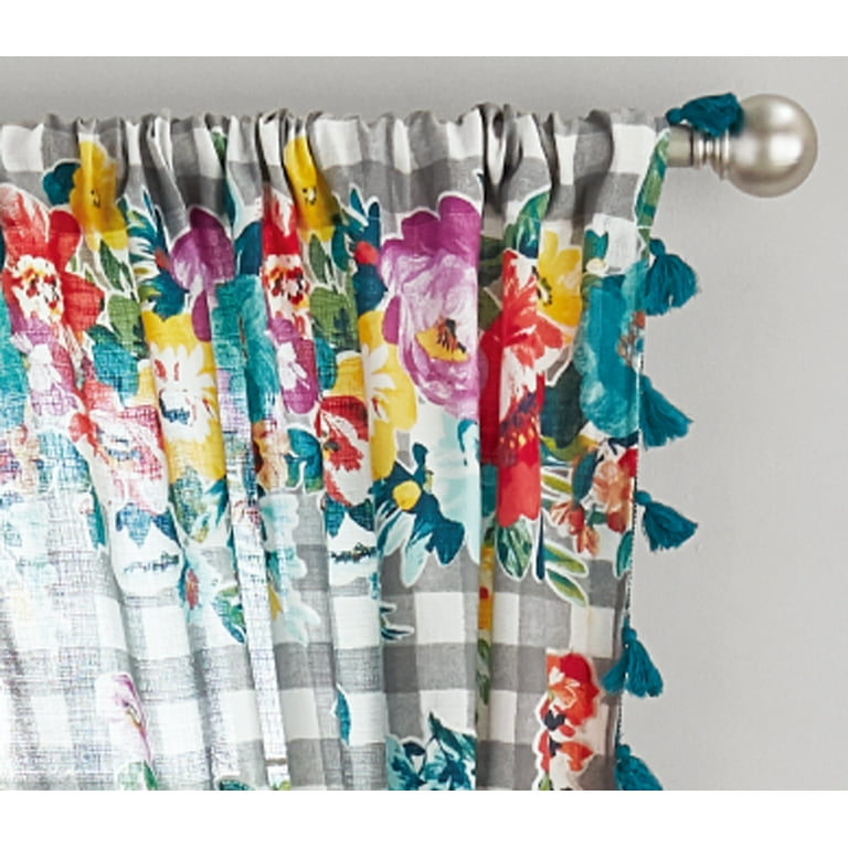 The Pioneer Woman Sweet Romance Textured Light Filtering Curtain - Main Image