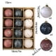 thumbnail image 3 of 6cm 12 Pack Vintage Christmas Balls Weathered Christmas Tree Decorations, 3 of 7
