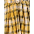 thumbnail image 5 of DARING DIVA Women's Plaid Tartan A-Line Buffalo Pleated Skirts XL Yellow Blue, 5 of 6