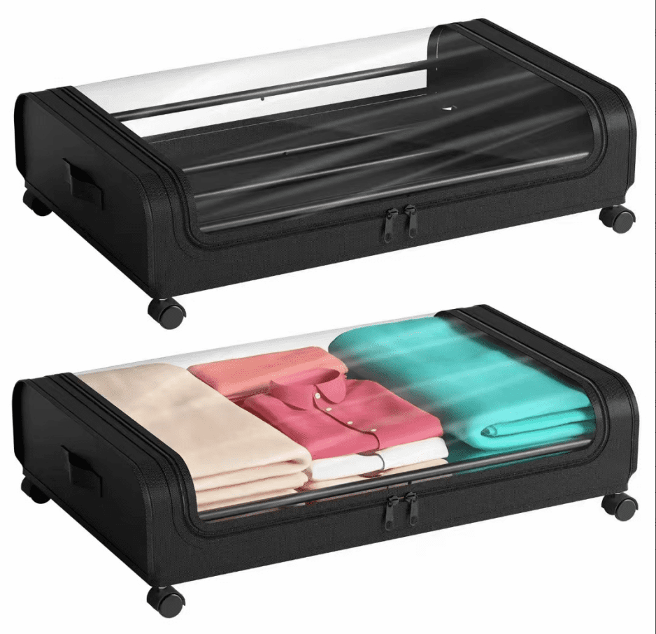 Under Bed Storage Containers With Wheels,Under Bed Baskets Storage