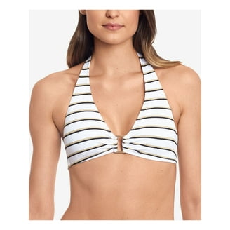 Lauren Ralph Lauren Beach Club Solid Ruffle Underwire Bra Top