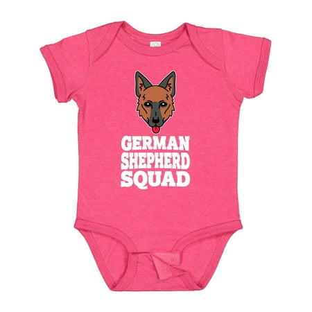 

Inktastic Dog German Shepherd Squad Gift Baby Boy or Baby Girl Bodysuit