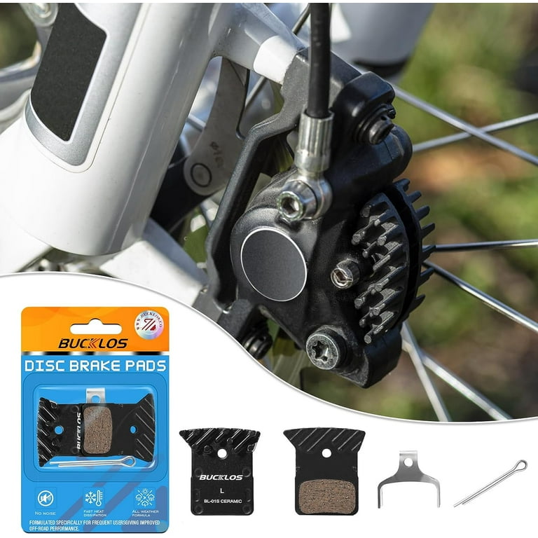 BUCKLOS MTB Hydraulic Brake Ceramic Pads Road Bike Disc Brake Pad Bicycle Brake Pad fit for Shimano L05A J04C H03C NUT