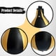 thumbnail image 4 of Saco de boxeo de velocidad, saco de boxeo para entrenamiento deportivo de Muay Thai y fitness. oro negro, 4 of 4