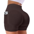 thumbnail image 1 of Pantalones cortos de entrenamiento para gimnasio ASERAY Impact para mujer, levantando glúteos, 1 of 6