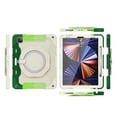 thumbnail image 6 of Dteck for iPad Pro 12.9 inch Case 2022/2021/2020/2018, iPad Pro 12.9 6th/5th/4th/3rd Gen Case, Heavy Duty Shockproof Rugged Case with Rotatable Kickstand Handle Grip,Rainbow Green, 6 of 6