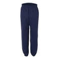 thumbnail image 3 of Hanes ComfortBlend EcoSmart Youth Sweatpants, XL, Navy, 3 of 3