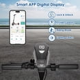 thumbnail image 6 of 500W Electric Scooter for Adults, Up to 22MPH and 22-28Miles Long-Range, 10'' Air Tires, Foldable Commuting Escooter with Double Braking System and App Red, 6 of 9