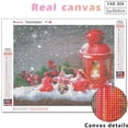 thumbnail image 5 of HUACAN 5D Kits de pintura de arte de diamantes Venta de bordado de diamantes de invierno Vela Imágenes navideñas de diamantes de imitación Mosaico Decoración del hogar, 5 of 5