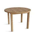 thumbnail image 2 of Teak Dining Table Furniture Grade-A Natural Teak 42" Round Dining Table, 2 of 4