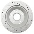 thumbnail image 2 of Geelife For 88-96 Corvette Convertible 88-96 Corvette Hatchback Drilled Brake Rotor Set, 2 of 9