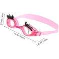 thumbnail image 4 of Goggles with Eyelashes – Anti-Fog No Leak Swim Goggles with Lashes for Girls & Women, Funny for Pool Swimming(wwx), 4 of 7