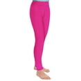 thumbnail image 2 of Moggemol Girls' Compression Pants Stretchy Yoga Tights Athletic Running Sports Workout Active Dance Rose 10, 2 of 7