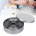 thumbnail image 1 of Moldes Redondos Para Galletas, Accesorios Para Hornear Con Anillo De Acero Inoxidable Para Panadería Doméstica, 12 Uds. De Moldes Portátiles Para Hornear, 1 of 7