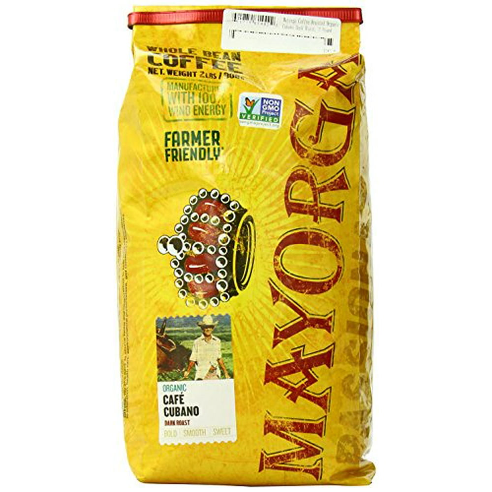 Coffee Roasted Organic Café, Cubano Dark Roast, 2 Pound