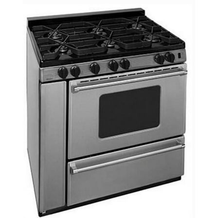 PREMIER P36S3182PS  36" AND LARGER FREE STANDING GAS RANGE Stainless Steel