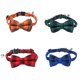 thumbnail image 4 of Collar para mascotas, diseño de hebilla de liberación rápida ajustable, collar de gato a cuadros suave con lazo de campana extraíble, 4 Uds., 4 of 5