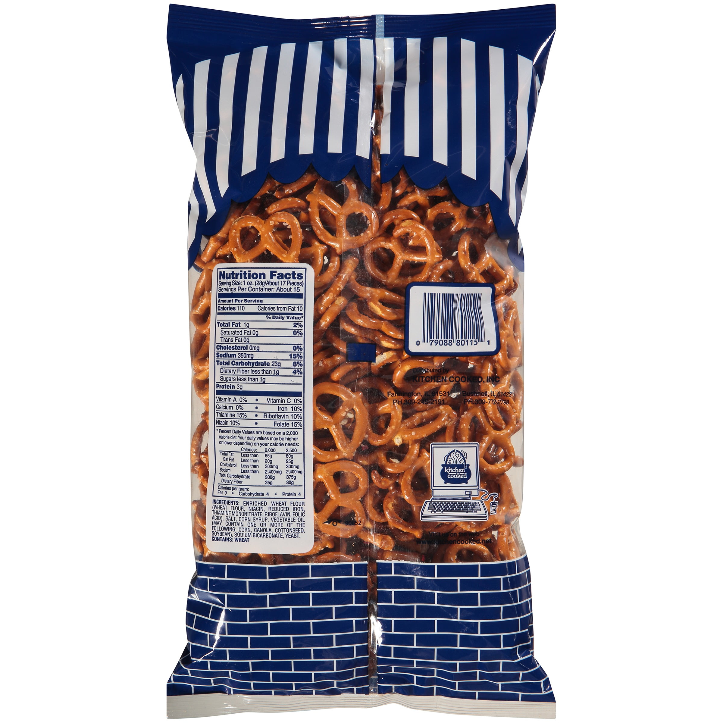 Kitchen Cooked Mini Pretzels 15 Oz Walmart Com