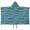 Cartoon Construction Vehicles, variant on Cartoon Construction Vehicles Barriers Light Blue Pattern Hooded Bath Towel,60"x35" for Ages 3 To 12 Kids, Quick Dry Lightweight Soft Microfiber Hood Beach Towel Cover Up for Kids