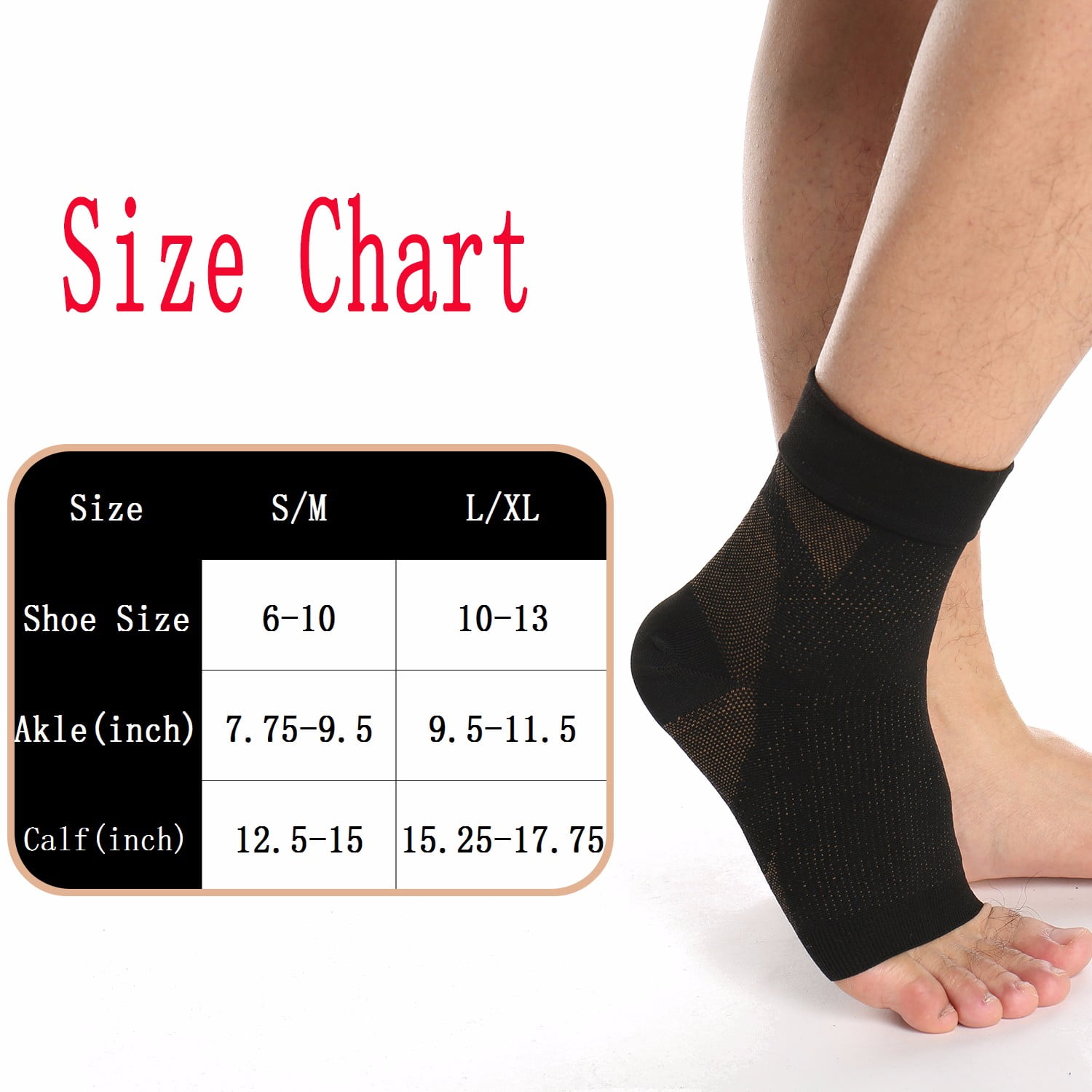 Reduce Swelling Speed Up Recovery Copper Compression Gear Plantar Fasciitis Foot Sleeves Support Socks for Men and Women 1-Pair Size XL Support. Get Instant Relief