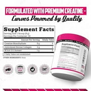 Old School Labs 5000mg Creatine Monohydrate Powder with Collagen Supplements for Women, 8.57 oz